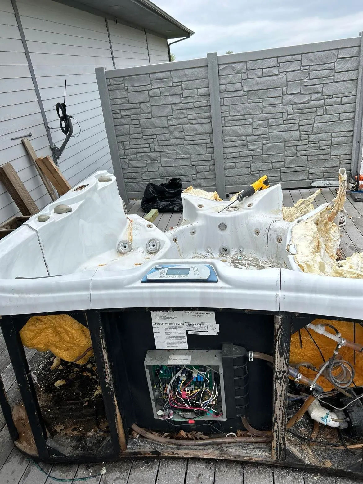 Hot Tub Demolition