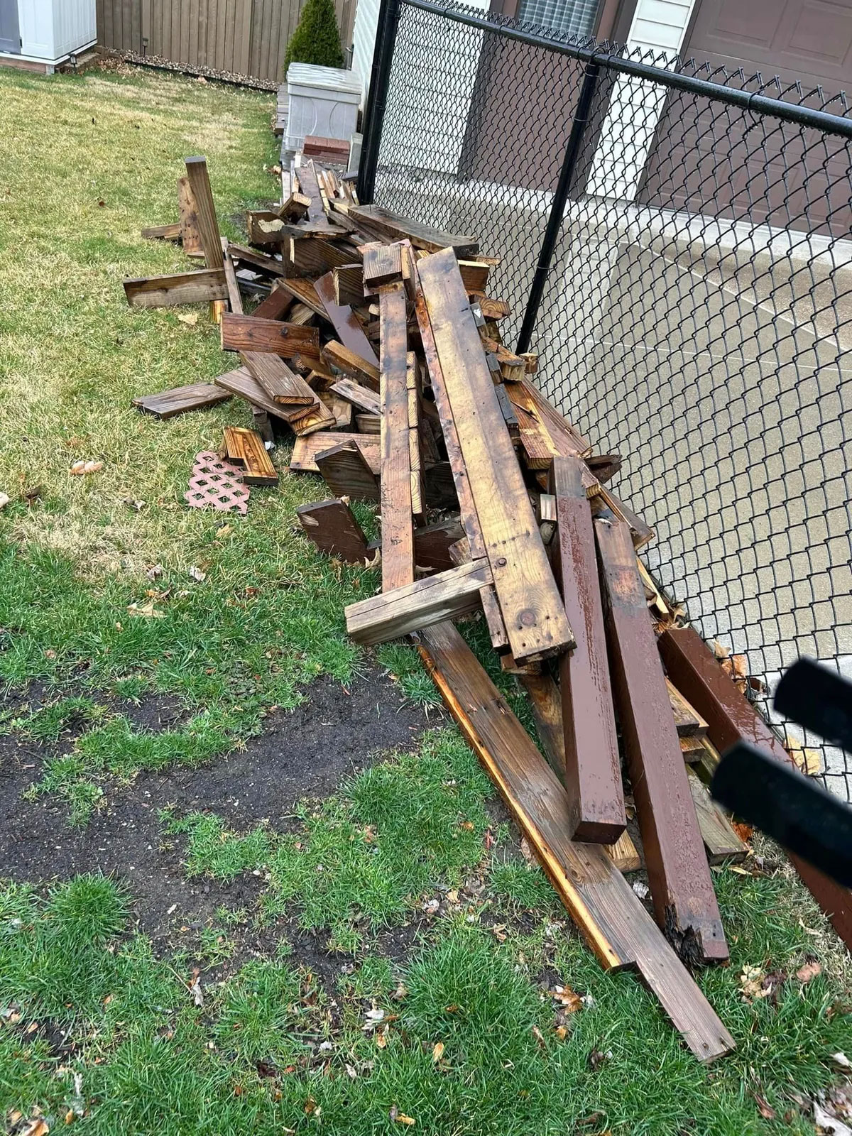 Playground Demolition After